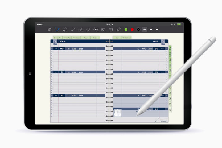 Digitaler Organizer und Lehrerkalender von Wilke