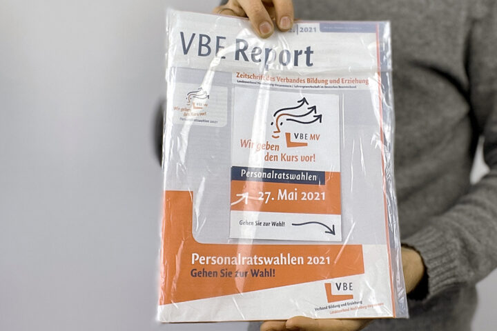 VBE Report im kompostierbaren Folienbeutel