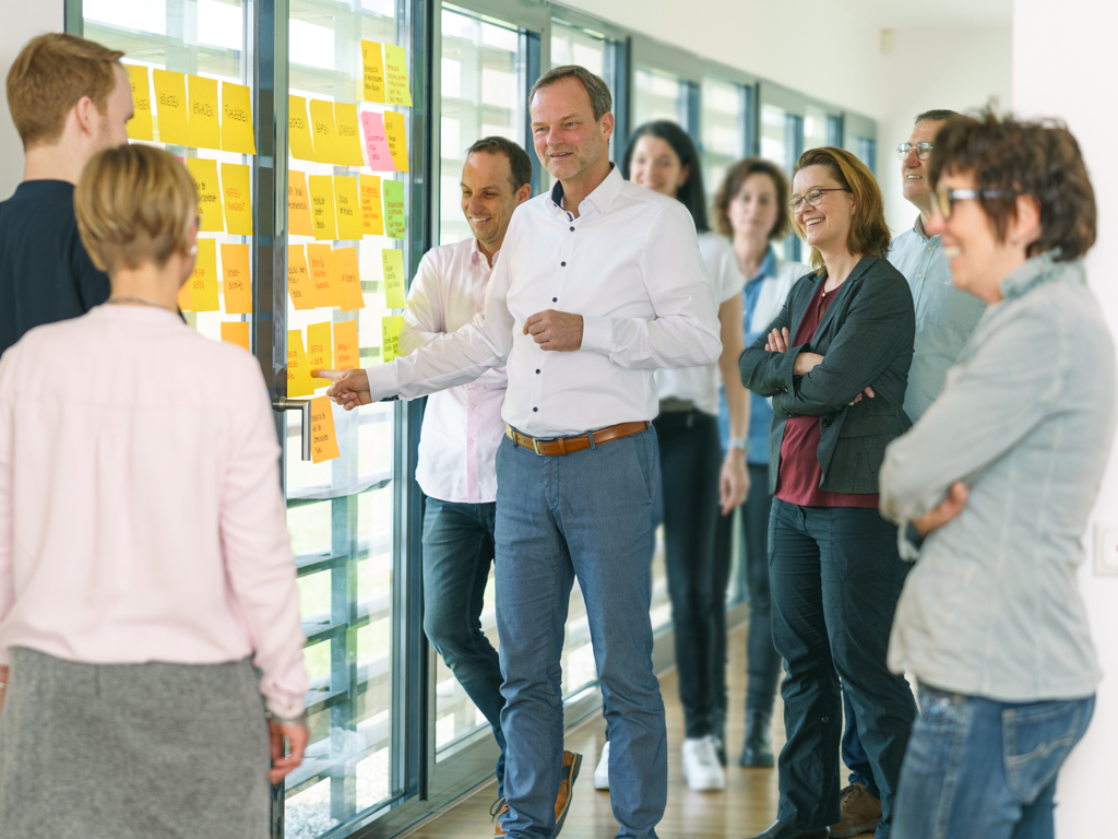 Gruppenfoto Team Wilke Seminar an Festerfront